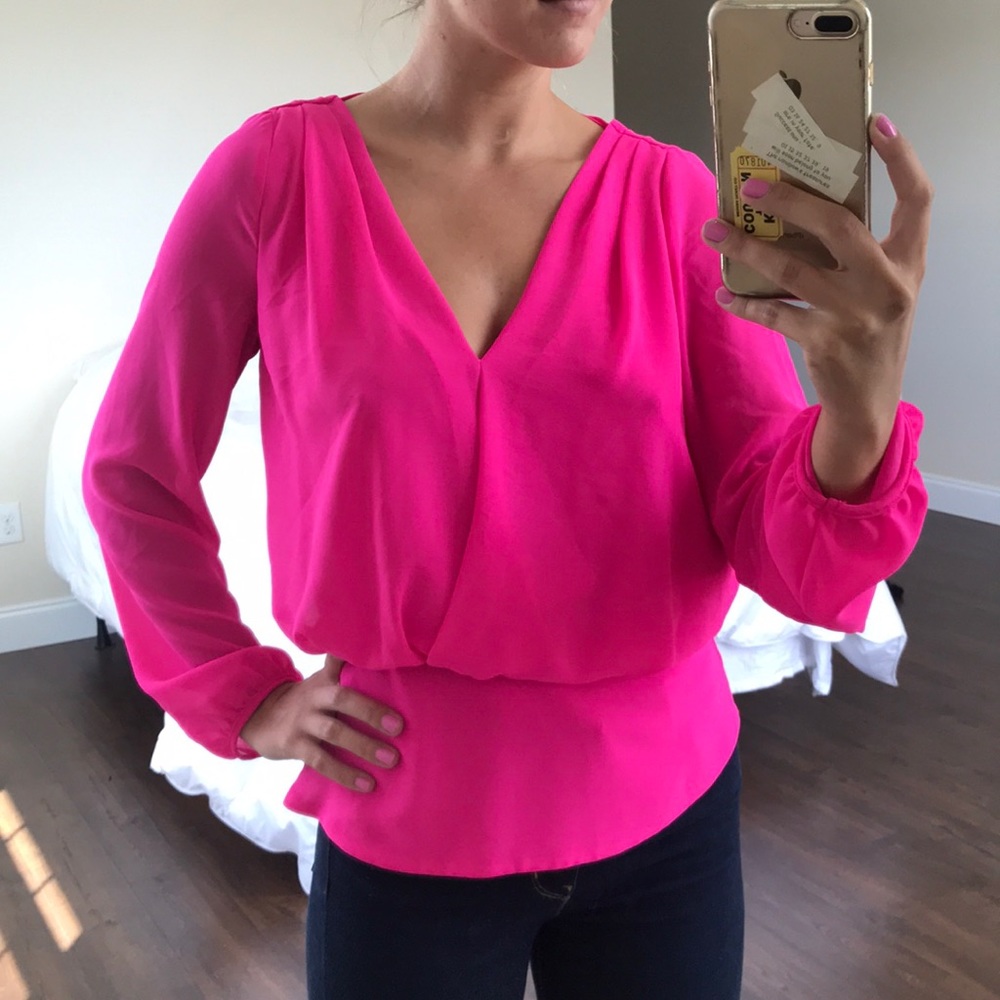 Pink blouse